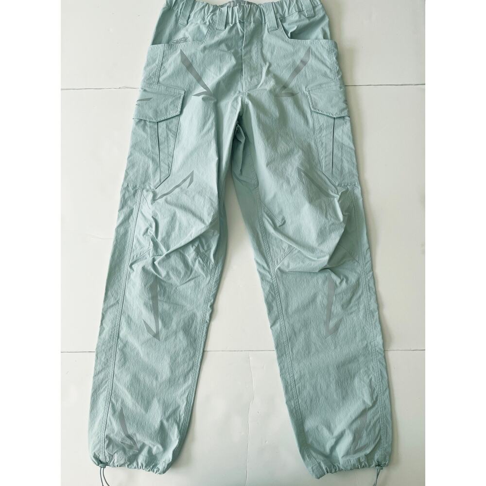 SMFK Baggy Streetwear Skater Pants 2 Unisex Blue Pockets Elastic Waist Stretch